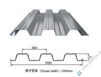 1025型开口式楼承板
