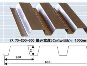 钢承板YX70-200-600