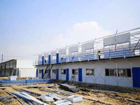 钢结构施工现场