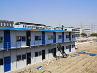 钢结构施工现场