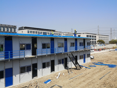 钢结构施工现场